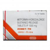 Zomet TH 1000 mg Tablet (10 Tab)