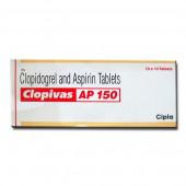 Clopivas AP 150 mg Tablet (10 Tab)