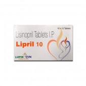 Lipril 10 mg Tablet (15 Tab)