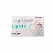 Lipril 5 mg Tablet (15 Tab)