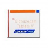Lonazep 0.25 mg Tablet (10 Tab)