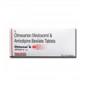 Olmesar A 40 mg Tablet (10 Tab)