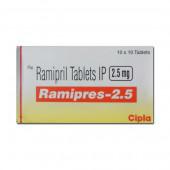 Ramipres 2.5 mg Tablet (10 Tab)