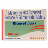 Riomet Duo 1 mg Tablet (10 Tab)