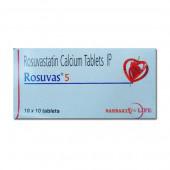 Rosuvas 5 mg Tablet (10 Tab)