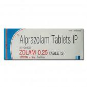 Zolam 0.25 mg Tablet (10 Tab)