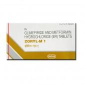 Zoryl M 1 mg Tablet (15 Tab)