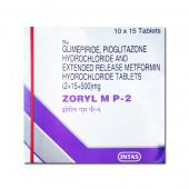 Zoryl MP 2 mg Tablet (15 Tab)