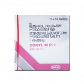 Zoryl MP 1 mg Tablet (15 Tab)